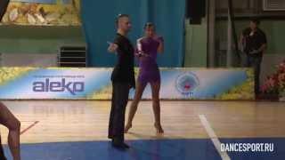 Kirill Cherniaev - Karolina Usikova, RUS, 1/2 Cha-Cha-Cha