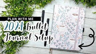 PLAN WITH ME || 2024 Bullet Journal Setup