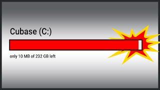 How to move big Cubase Library Files to another Harddrive!