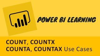 Differences between COUNT, COUNTX, COUNTA and COUNTAX DAX Functions in Power BI with Simple Examples