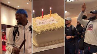 Team USA Wished Bam Adebayo a Happy Birthday in London!!