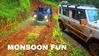 മഴ ചെളി Jimny അടിപൊളി | monsoon drive with maruti suzuki Jimny