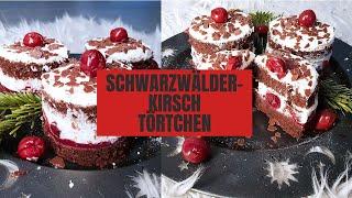 Kleine SCHWARZWÄLDER KIRSCHTÖRTCHEN/ Rezept/ Food and Beverage