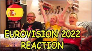 EUROVISION 2022 - SPAIN - REACTION - CHANEL - SLOMO - FINAL