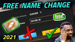 How to get name change card in free fire | Name change card in free fire