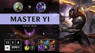 Master Yi Mid vs Vayne - KR Master Patch 14.13