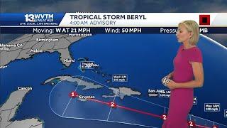 Tracking the tropics: Beryl forecast to become a hurricane this weekend