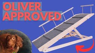 Review | RamPaw Adjustable Dog Ramp wtih Safety Rails | Ollie Approved