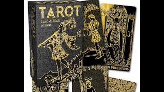 Таро ЗОЛОТО НА ЧЕРНОМ  Подарок от Максима!! Gold & Black Tarot