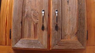 How to build rustic barnwood kitchen cabinet doors tips and tricks !