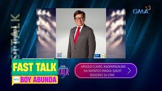 Fast Talk with Boy Abunda: Arnold Clavio, nagpapagaling na matapos ma-stroke! (Episode 355)