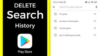 how to delete play store search history | Delete Search History on Google Play Store