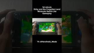 First Minute Kirby and the Forgotten Land Nintendo Switch Lite Gameplay