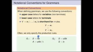 Automata Theory - Regular Grammars