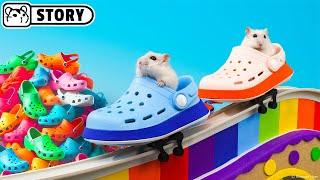 Хомяки в Лабиринте обувной фабрики Crocs  Хомура Хам