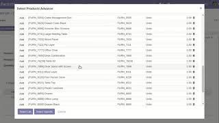 Advance Product Search and Selection in Bill Of Materials Odoo