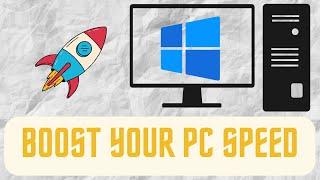 3 Steps to Boost Your PC| Under 2 Min| Faster| #shorts