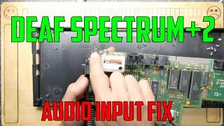 ZX Spectrum +2 Audio modification - I CANT HEAR YOU!