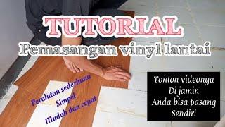 #tutorial#vinyllantai#lantaivinyl  #spc#taco tutorial/cara pemasangan vinyl lantai