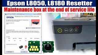 Epson L8050 l8180 C9345 L15150 L15160 maintenance box how to replace by adjustment program MCT TECH