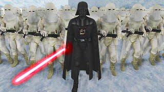 Can Vader's 1,000 Stormtrooper Army take DEATH TUNNEL Defense?! - Men of War: Star Wars Mod