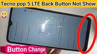 Tecno pop 5 lte back button not show // Back button change