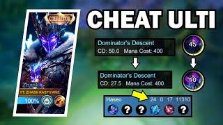 GAK MASUK AKAL CHEAT ULTIMATE JADI 5 DETIK DOANG!! TOP GLOBAL ZHASK 2024 NEW BEST BUILD REVAMP ZASK