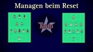 Managen beim Reset und Kaufempfehlungen ️