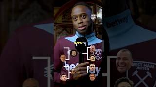 Picking the GOAT FULL-BACK with AARON WAN-BISSAKA  #shorts #football #soccer