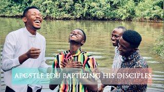 TRENDING VIDEO OF APOSTLE EDU BAPTIZING HIS DISCIPLES