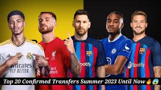 Top 20 Confirmed Transfers Summer 2023 Until Now (Part1)Ft Messi,Nkunku,Bellingham