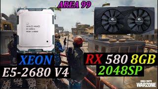 XEON E5 2680 V4 + RX 580 8GB 2048SP - WARZONE 4.0 - AREA 99 (Competitive Settings 1080p)