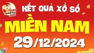 Xổ số Miền Nam hôm nay ngày 29 tháng 12 - XSMN - SXMN - KQXSMN 29/12/2024 - XSMN chủ nhật