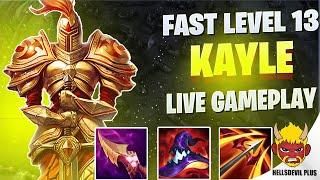 Fastest Level 13 On Kayle! - Wild Rift HellsDevil Plus Gameplay