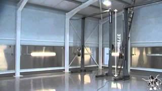 Rotary SPOA30M Two Post Lift Demonstration Part 1