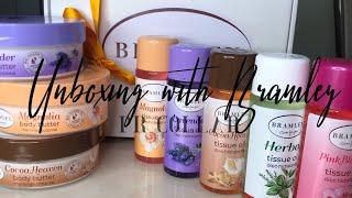 Unboxing with Bramley • tissue oils and body butter •