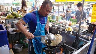 Amazing Chef Wok Skills!! Cook Egg Fried Rice!! - Thai Street Food