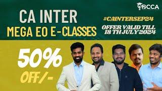 CA INTER - MEGA EO - 50% OFF. 96185 60819