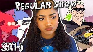 Ghost Girlfriend + A Bounty Hunter | Regular Show  S5x1-5 *Reaction/Commentary*