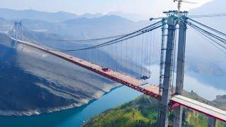 HIGH-TECH ENGINEERING BRIDGE CONSTRUCTION 4K || Zangke River Grand BRIDGE藏克河特大桥 #bridge #engineering