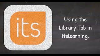 itslearning: The Library Tab