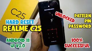 Hard Reset Realme C25 Pattren Pin Password Unlocked