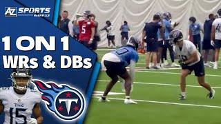 Titans WRs & DBs Go 1v1 on Day 3 of Training Camp