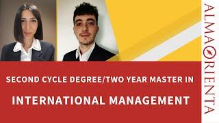 2nd Cycle Degree/2 year Master in International Management