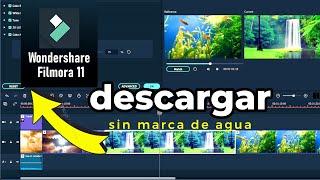 Como DESCARGAR FILMORA 11 para PC Sin Marca de Agua 2024 ️ WONDERSHARE FILMORA 11 PC 100% LEGAL