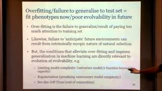 Darwinian Machine Learning: Principles of Machine Learning in Evo-devo, Evo-eco and Evolutionary...