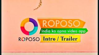 Roposo || Intro Trailer Video |