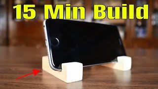 Diy Wooden Cell Phone Stand For Beginners ( New Multi Purpose Version )