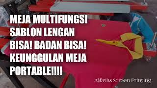 MEJA SABLON PORTABLE, SATU UNTUK SEMUA!! | ALFATHS SCREEN PRINTING