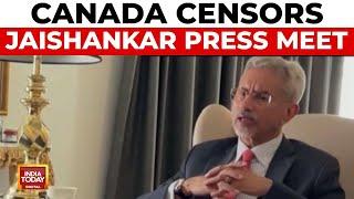 India-Canada News: Australia Today Gagged In Canada Over Jaishankar Interview | India Today